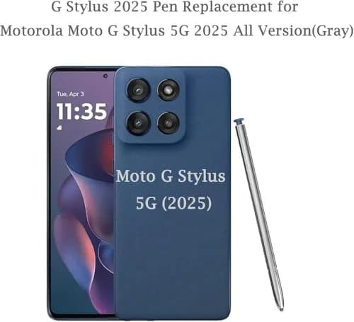 Peixiong Gray 2 Pack Input Pen for Motorola Moto G Stylus 2025 | Precise & Compatible thumbnail 2