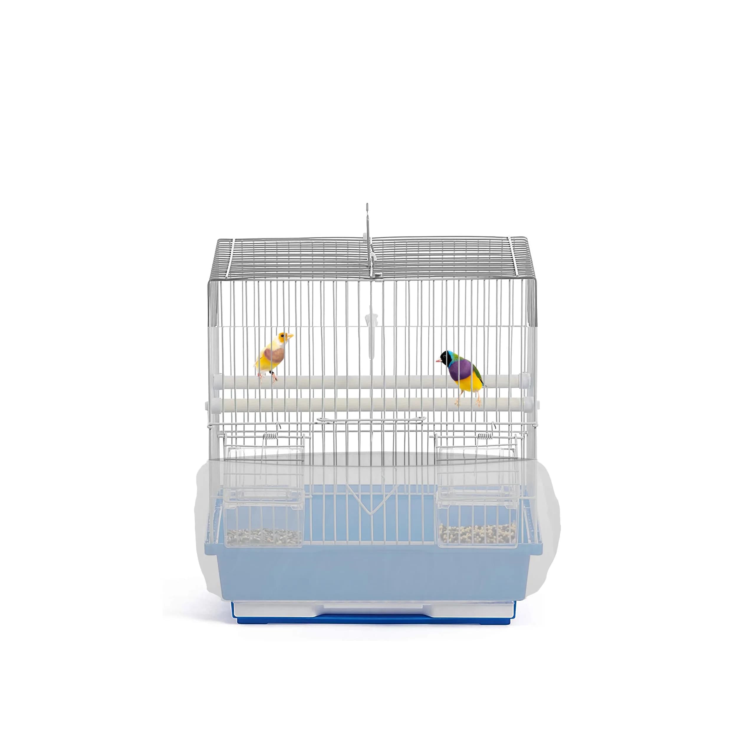 KNUTI White Bird Cage Seed Catcher Mesh Skirt Cover | Universal Fit, Durable Nylon, Easy Wash, Mess Prevention (Extra Small) - main product image