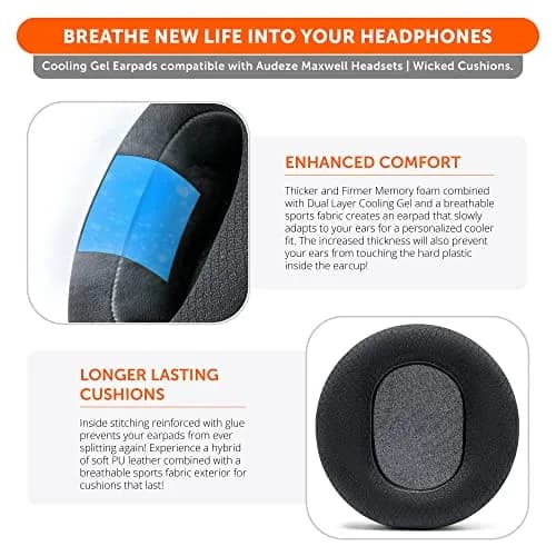WC Mod Kit for Maxwell Gen 1 - Earpads & Silicone Headband | Gaming Comfort & Cooling thumbnail 4