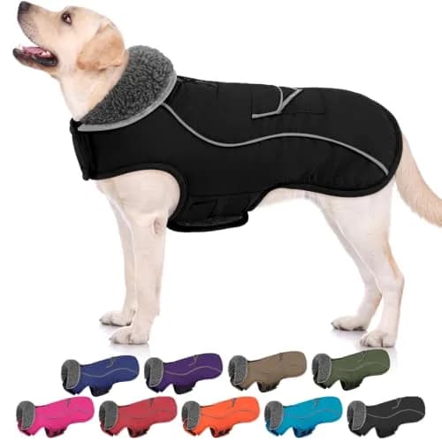 SUNFURA Small Dog Coat, Warm Dog Winter Jacket with Fleece Lined thumbnail 1