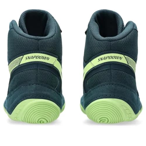 ASICS Men's Snapdown 4 Wrestling Shoes, 10.5 (28.3 cm) Tranquil Teal/Lucid Yellow | Ankle-High Athletic Fit thumbnail 5