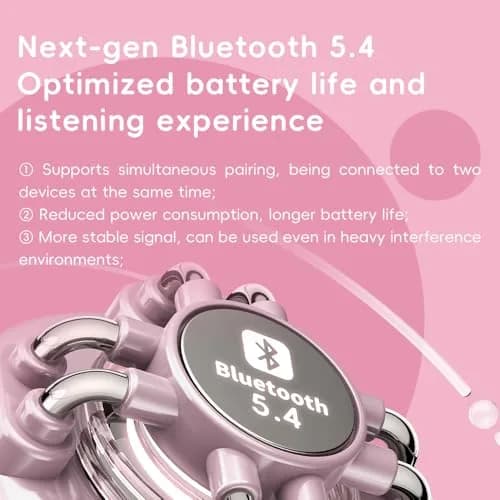 FiiO Anytime Active Noise Cancelling Bluetooth 5.4 Headphones, 58H Playtime, Titanium Gold thumbnail 3