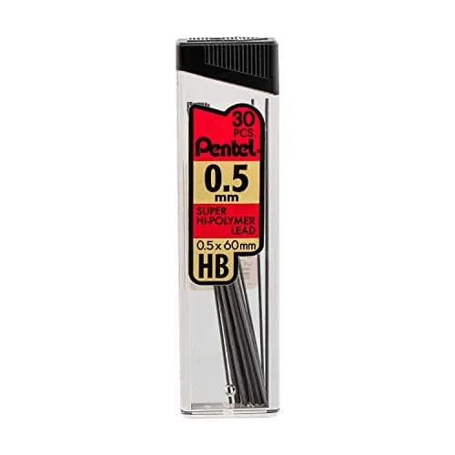 Pentel Super Hi-Polymer Refills 0.5mm HB Lead, 360 Pieces | Smooth Writing for Students & Professionals thumbnail 2
