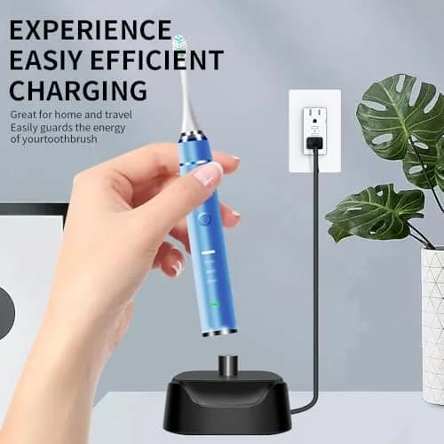 KOPBTBOY Black Charging Adapter for AquaSonic Electric Toothbrush | Waterproof Replacement Base thumbnail 3