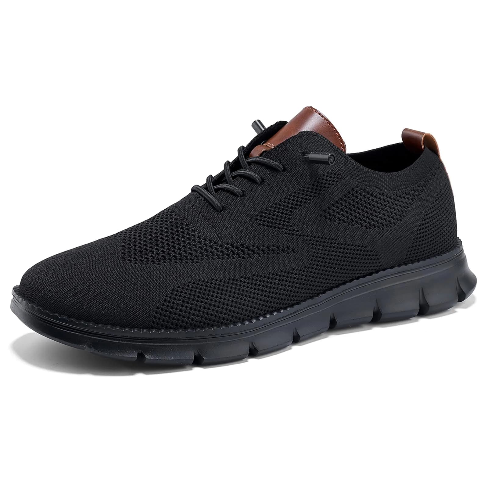 RUFONE Men’s Business Casual Oxford Sneakers – Lightweight Lace-Up Shoes for Work, Travel & Daily Commute - main product image