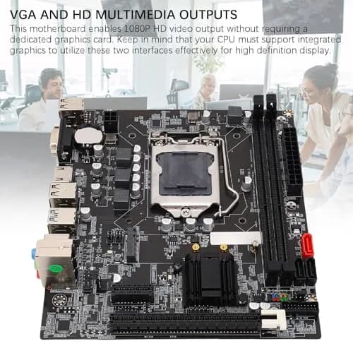 Diyeeni B75 LGA1155 Motherboard Micro ATX 17x19cm | Supports 2nd/3rd Gen Intel Core i3/i5/i7 thumbnail 4
