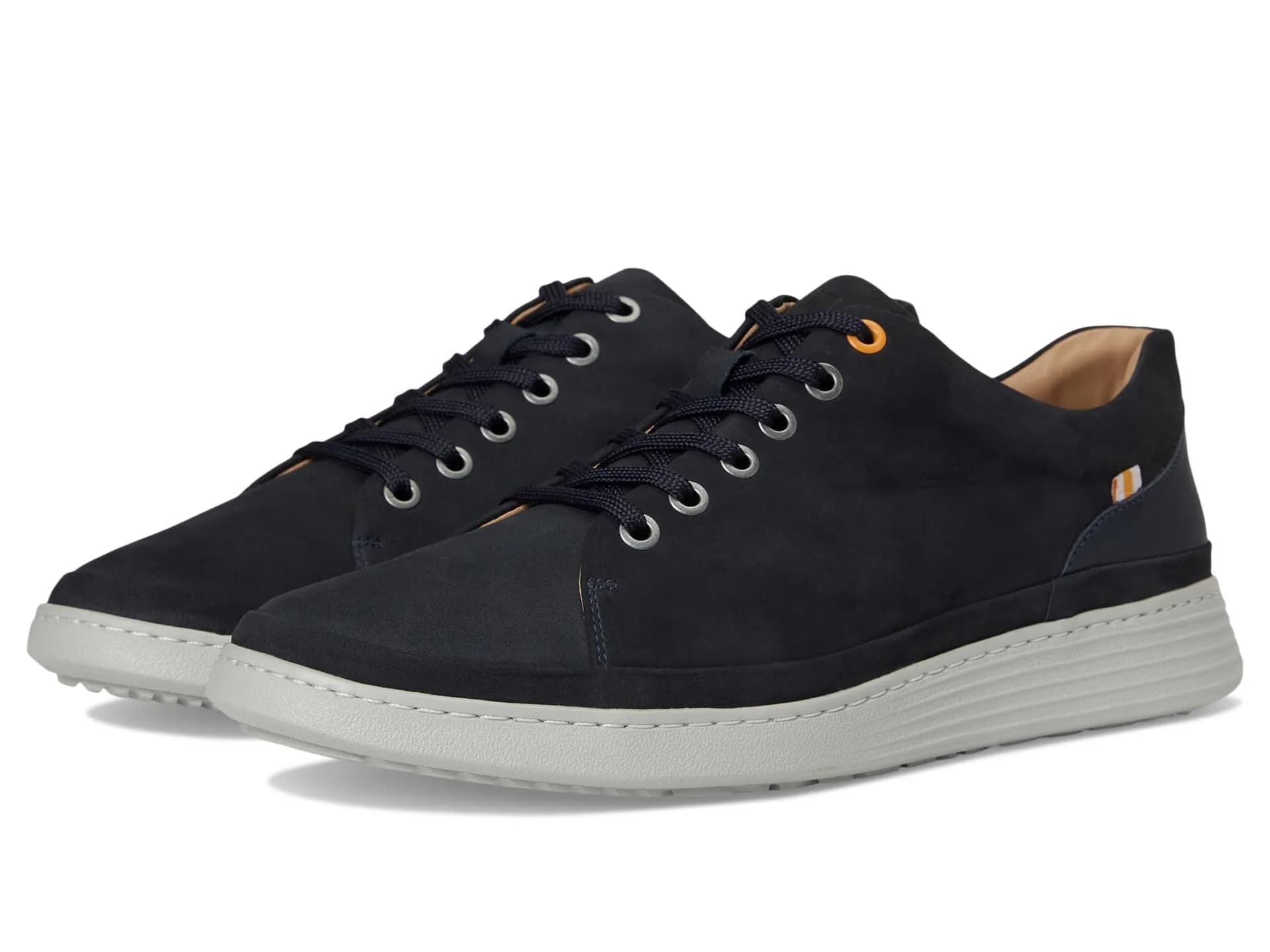 Samuel Hubbard Featherlight Fast Lace-up Shoes 14 Wide | Navy Nubuck, Lightweight & Flexible - main product image
