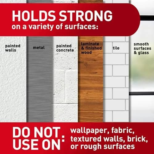 Command 4 lb Small Picture Hanging Strips 36 Pairs (72 Strips) | Damage-Free Hanging thumbnail 4