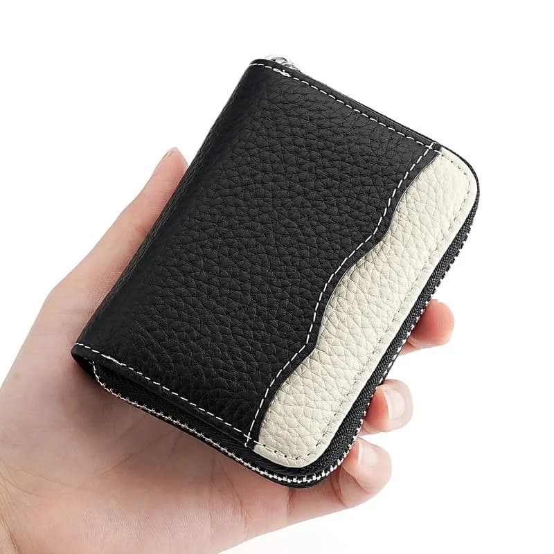 Linno RFID Genuine Leather Credit Card Holder Wallet 18 Card Slots (Yellow) thumbnail 11