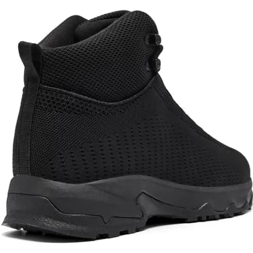 SHULOOK Non Slip Work Boots for Men, Restaurant Kitchen Food Service, Black, US 11 (EU 44) | Ankle High Support for All-Day Comfort thumbnail 4