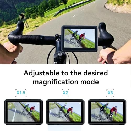 FEISIKE Bike Camera with 4.3" Display & Cyclocomputer | 145° Wide-Angle Night Vision Rearview Mirror for Safer Rides thumbnail 7