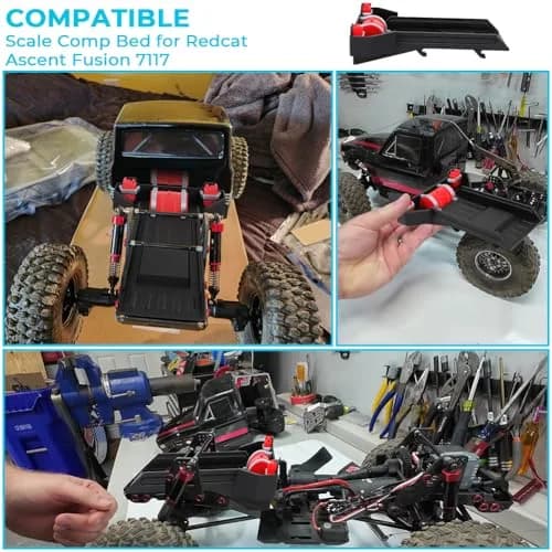 motoparty Scale Comp Bed for Redcat Ascent Fusion 7117 1/10 RC Crawler | Scale Replacement Part thumbnail 5