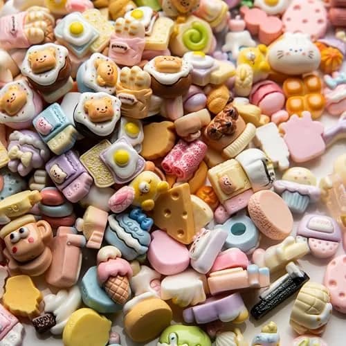 LEEXINLUU Food Charms Set | 30 Unique Mini Resin Charms for Crafts thumbnail 7