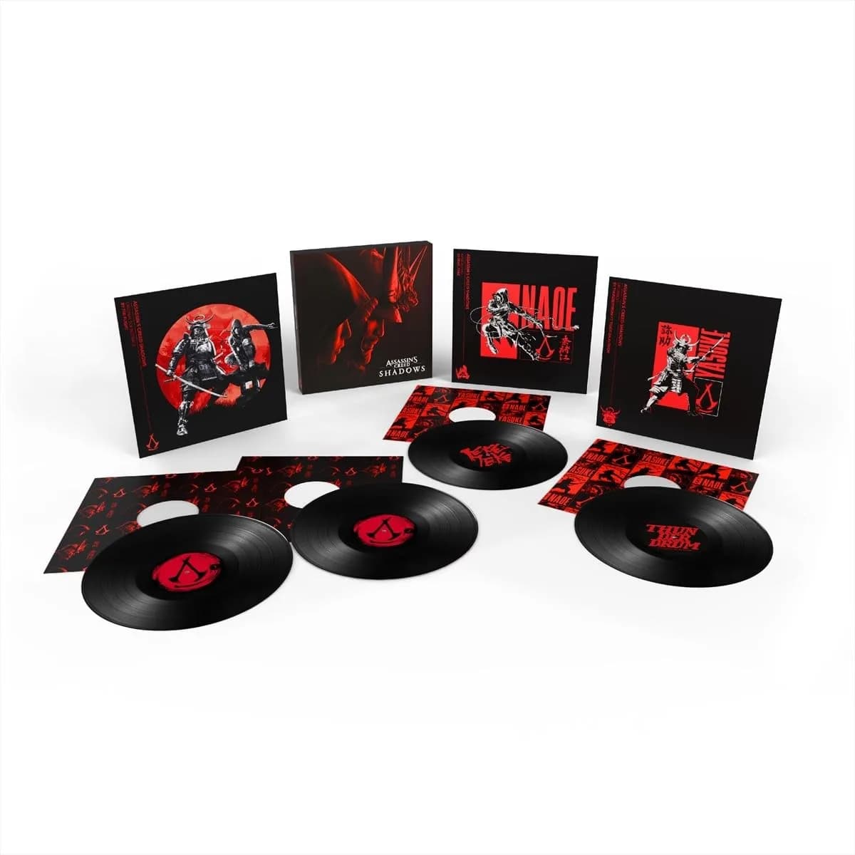 LACED RECORDS Assassin's Creed Shadows Soundtrack Collection | 4LP Vinyl Box Set with 44 Tracks from 2025 RPG - main product image