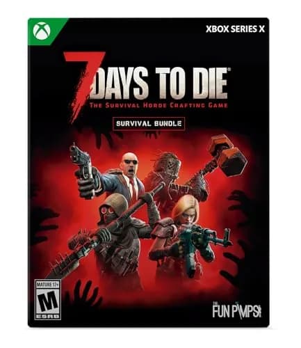 The Fun Pimps 7 Days to Die Console Edition Survival Bundle Xbox Series X | Open-World Zombie Survival Game thumbnail 1