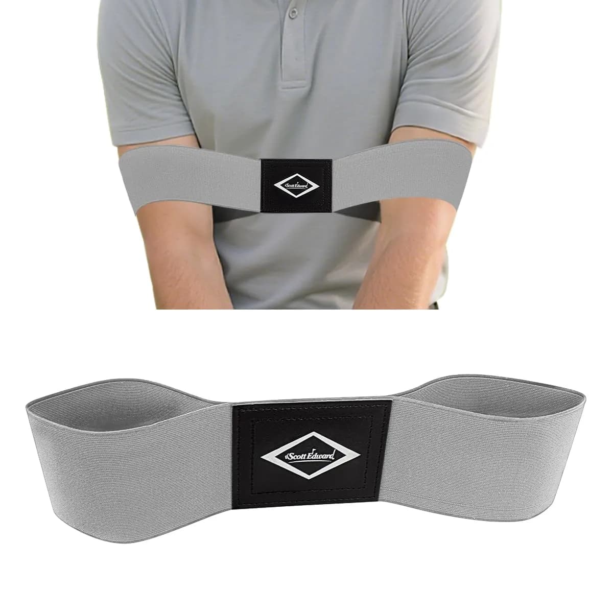 Scott Edward Pro Golf Swing Training Aid X-Large Green | Corrects Swing Gesture & Posture — Grey / Standard Large