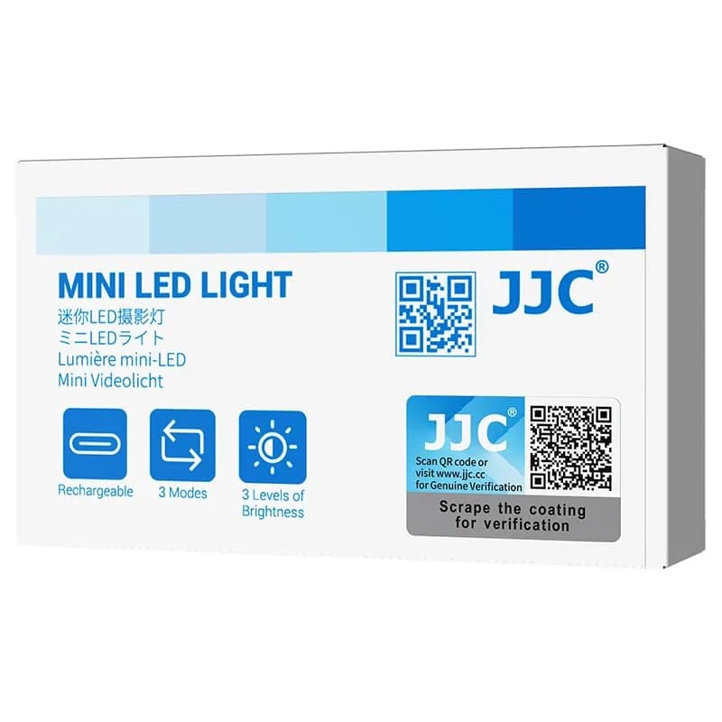 JJC Magnetic Mini LED Light for Camera & Vlog | 3 Color Modes, Rechargeable, Lightweight 15g thumbnail 11