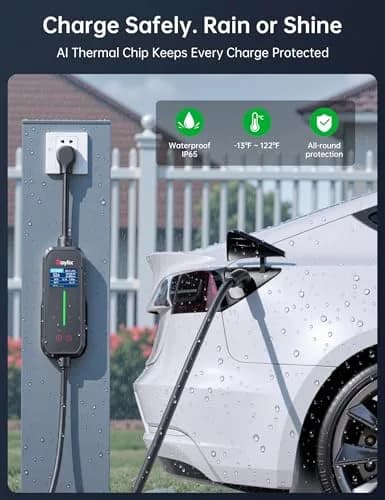 Raylix 32A Level 2 EV Charger for Tesla | Fast NEMA 14-50 Plug, 7.68KW, Portable thumbnail 9