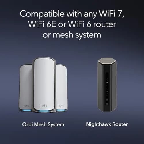 NETGEAR Nighthawk WiFi 7 USB 3.0 Adapter (A9000) – BE6500 Tri-Band Wireless Gigabit Speed (Up to 6.5 Gbps) – 6 GHz Band – Works with Any Router or Mesh System – for Windows 11 PC | WiFi 7 Adapter with Tri-Band Speed thumbnail 6