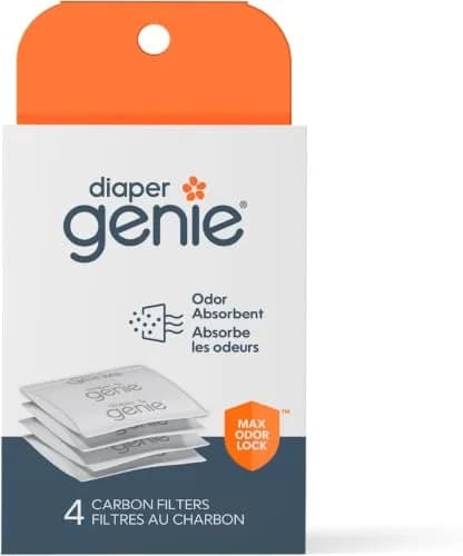 Diaper Genie Carbon Filter 48 Count (Pack of 12) | Odor Eliminator for Diaper Pails thumbnail 1