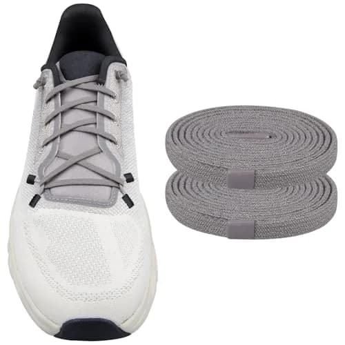 Endoto Flat Elastic Shoelaces for ON Cloudtilt Shoes, 66cm (26 Inch) Rock Solid | No-Tie Secure Fit thumbnail 1