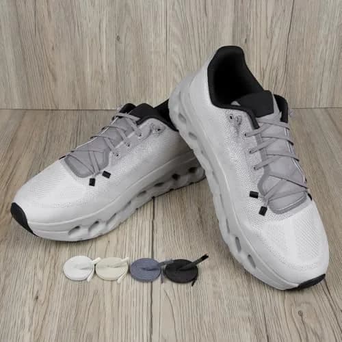 Endoto Dark Gray Elastic Shoelaces for ON Cloudtilt Shoes, 61cm (24 Inch) | No-Tie Secure Fit thumbnail 5