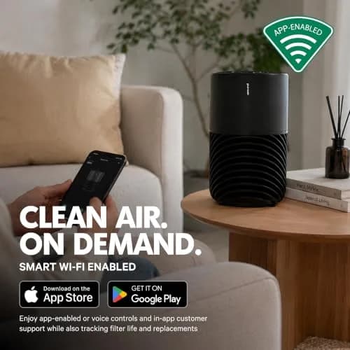 PuroAir 130i Smart HEPA Air Purifier for Bedroom & Home | 750 sq ft Coverage, Wi-Fi Control, Quiet 22dB thumbnail 8