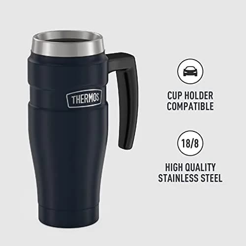 THERMOS Stainless King 16oz Midnight Blue Travel Tumbler - 4 Pack thumbnail 4