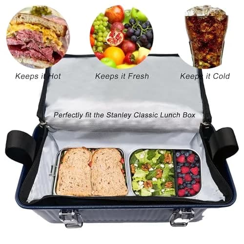 dtylean Insulated Bag for Stanley Classic Lunch Box 10qt (9.5L) | Waterproof Leakproof Thermal Cooler thumbnail 4