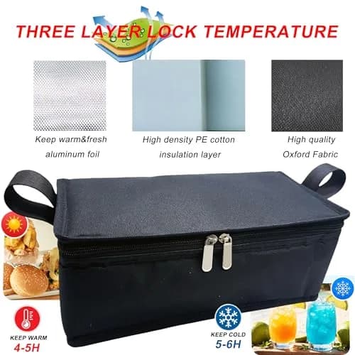 dtylean Insulated Bag for Stanley Classic Lunch Box 10qt (9.5L) | Waterproof Leakproof Thermal Cooler thumbnail 5