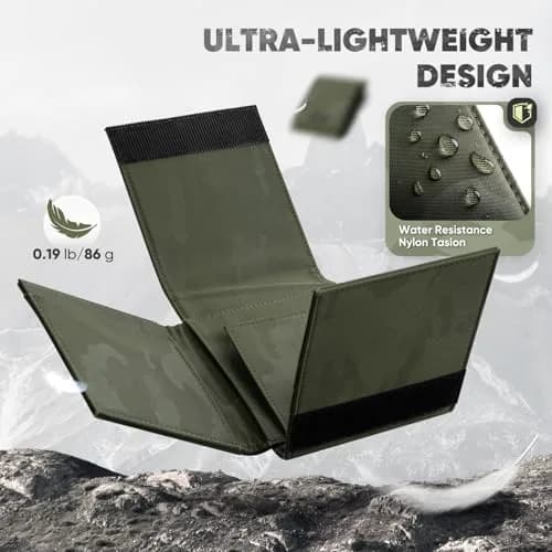 VULKIT Mens Wallet RFID Blocking Card Holder Minimalist Bi-Fold Camouflage Green | 20+ Card Capacity, Water-Resistant, Lightweight thumbnail 5