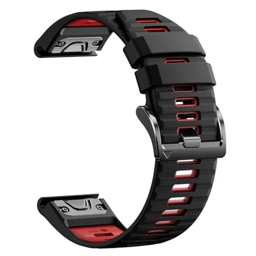NotoCity Quickfit 26mm Watch Bands for Garmin Fenix 8 51mm/7X/6X/5X, Sports Silicone Bands Compatible with Garmin Fenix 9/9 Pro/8 Pro 51mm/7X Pro/6X Pro/5X Plus/3/3HR/Descent MK1/MK2i Smartwatches thumbnail 1