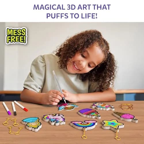 Skillmatics Aqua Puffs Unicorns Art & Craft Kit 18.5cm x 24.6cm x 3.4cm | Parents Best Toys Award Winner 2025 thumbnail 2