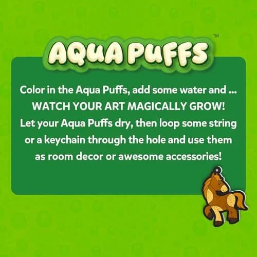 Skillmatics Aqua Puffs Animals Art & Craft Kit 15 Puffs, 10 Markers, 2 Water Pens | Award-Winning Toy for Kids Ages 4-10 thumbnail 9