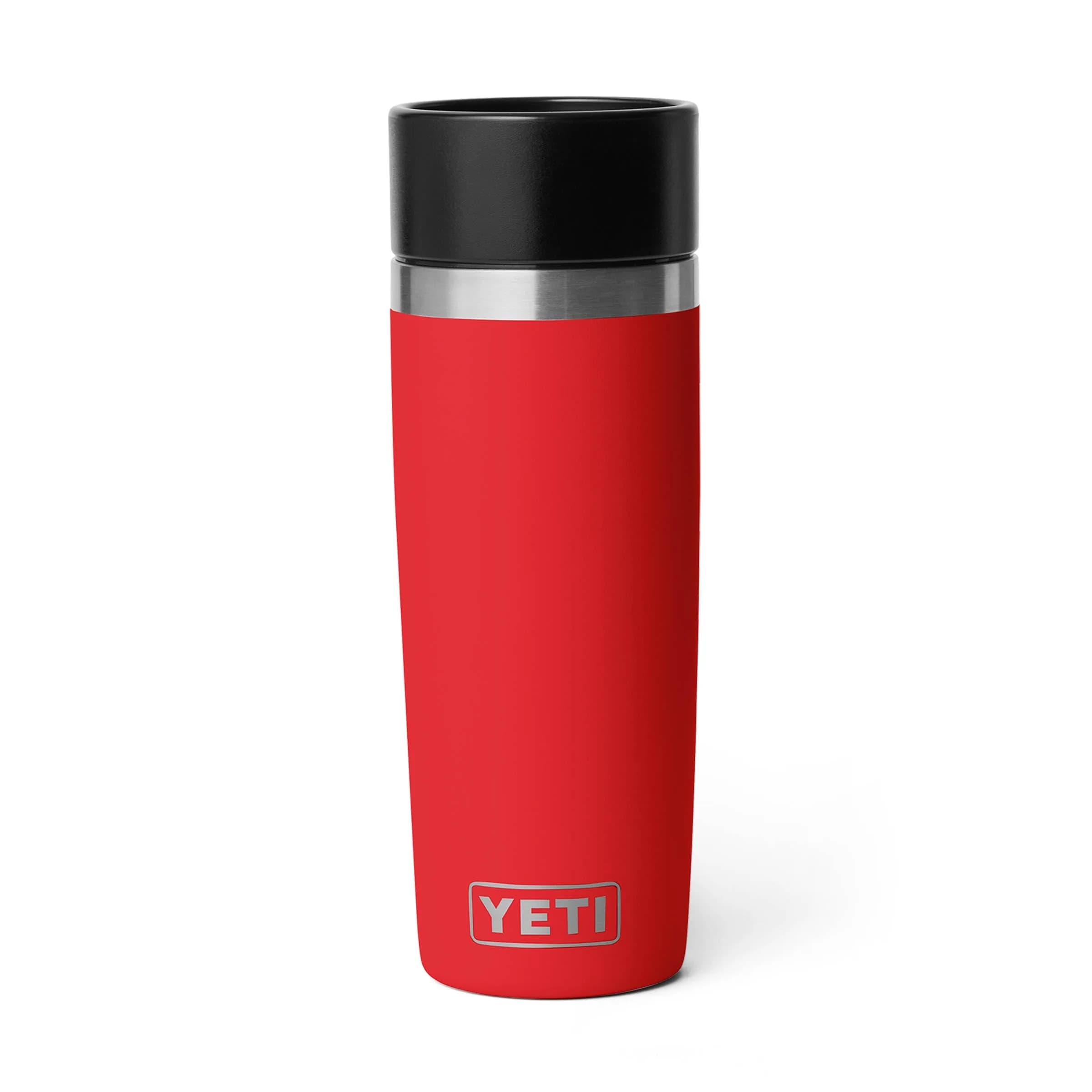 YETI Rambler 12 oz Travel Bottle | Vacuum Insulated Stainless Steel, Leakproof Cap, Cherry Blossom — Rescue Red