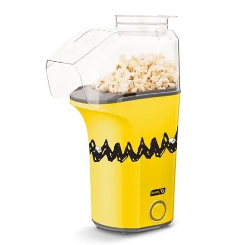 DASH Peanuts x Dash Fresh Pop Popcorn Maker 16-Cup | Oil-Free Hot Air Popper for Healthy Snacks thumbnail 1