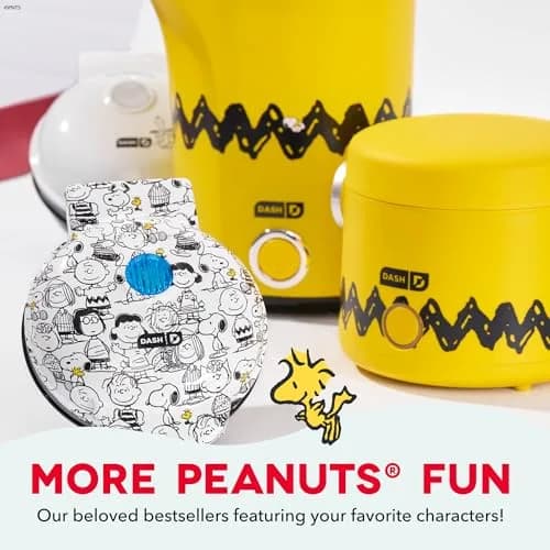 DASH Peanuts x Dash Fresh Pop Popcorn Maker 16-Cup | Oil-Free Hot Air Popper for Healthy Snacks thumbnail 7