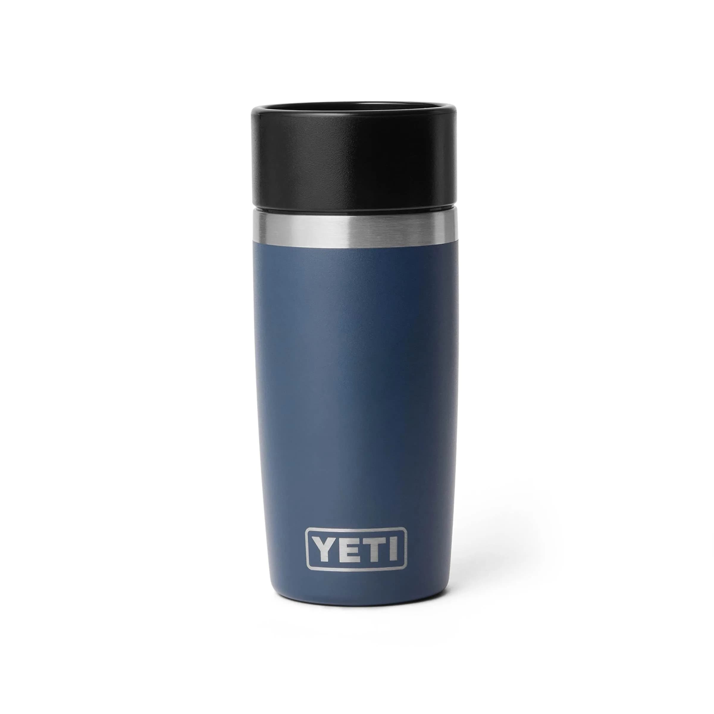 YETI Rambler 16 oz Travel Bottle Rescue Red | Keeps Drinks Hot & Cold All Day — Navy / 12 Ounces