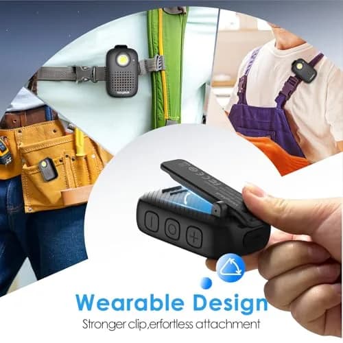 VkingMoR Wearable Bluetooth Speaker with Waterproof Dustproof IPX7 | Compact Stereo Sound thumbnail 5