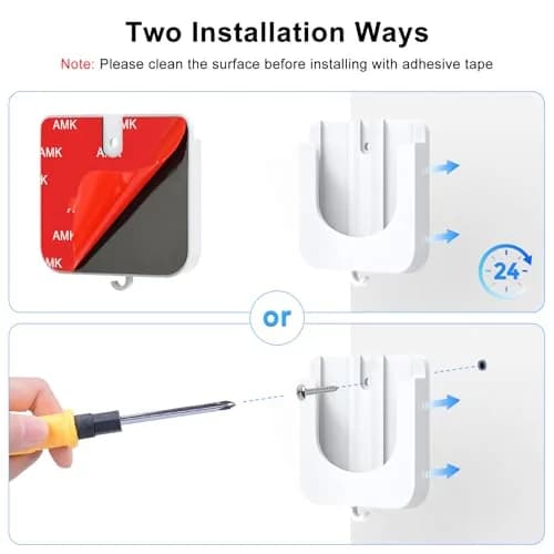 Annkoifu Adhesive Camera Mount Fits for Tapo Indoor Security Camera C100/C101/C110/C111/KC400/KC100/KC105 | No Drill Wall Bracket thumbnail 6