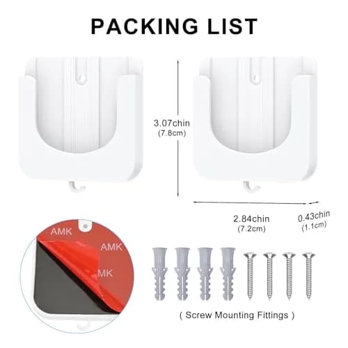 Annkoifu Adhesive Camera Mount Fits for Tapo Indoor Security Camera C100/C101/C110/C111/KC400/KC100/KC105 | No Drill Wall Bracket thumbnail 7