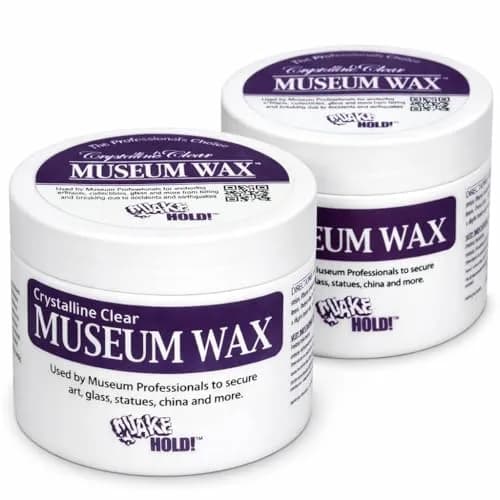 Quakehold! Museum Wax 2 oz (113g) 2-Pack | Secures Collectibles Against Bumps & Earthquakes thumbnail 1