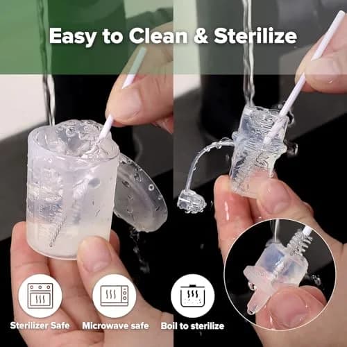 haakaa Colostrum Collector Kit 2ml/6pcs & Lidded Feeding Cup 25ml | Award-Winning Design for Newborns thumbnail 9