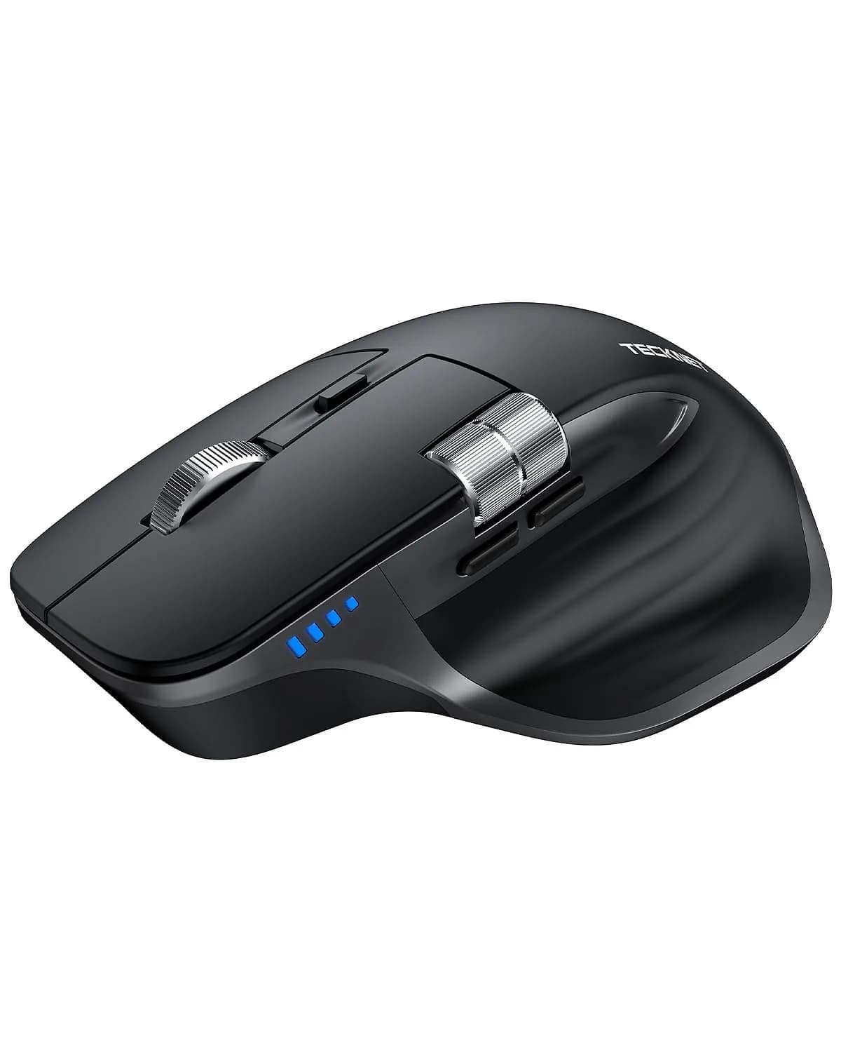 TECKNET Wireless Mouse, 3-Device Bluetooth Rechargeable, 4800 DPI Optical Mouse with Side Scroll Wheel | 36-Month Warranty - main product image