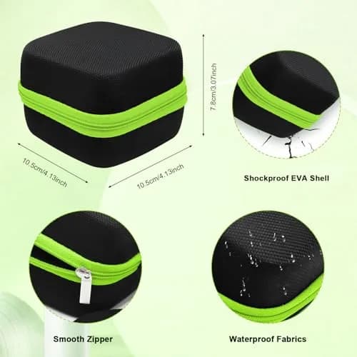 Thowapou 81 Holes Nail Drill Bit Holder Case | Waterproof Portable Organizer Bag for 3/32 Inch Bits thumbnail 2