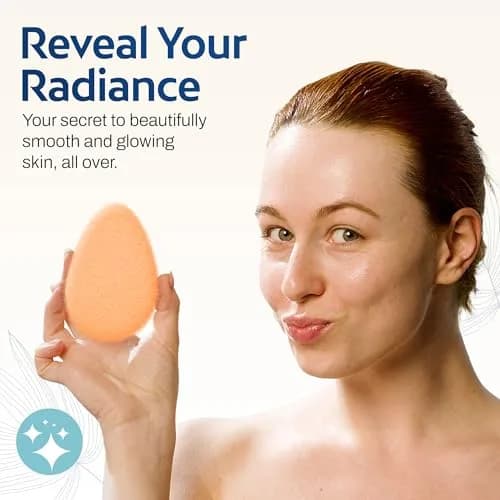 HartFelt Tear Drop Gentle Face Scrubber 2ct | Reusable Facial Sponges for Daily Cleansing thumbnail 2