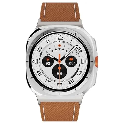 CrazyGrass Leather Band Compatible with Galaxy Watch Ultra 2/ Ultra Bands 47mm | Genuine Leather with Magnetic Clasp thumbnail 6
