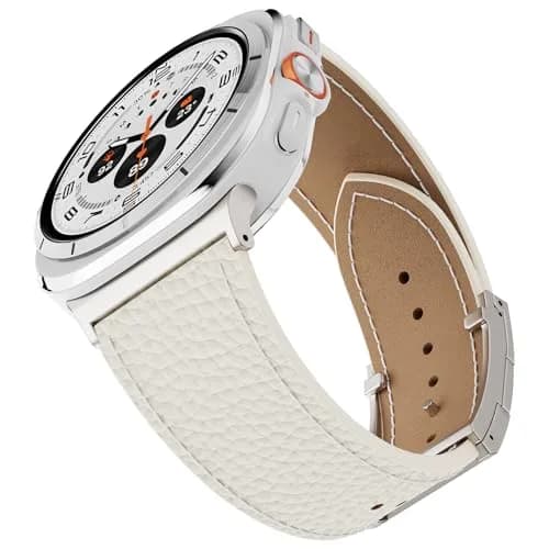 CrazyGrass Leather Band Compatible with Galaxy Watch Ultra 47mm | Genuine Leather with Magnetic Clasp thumbnail 7