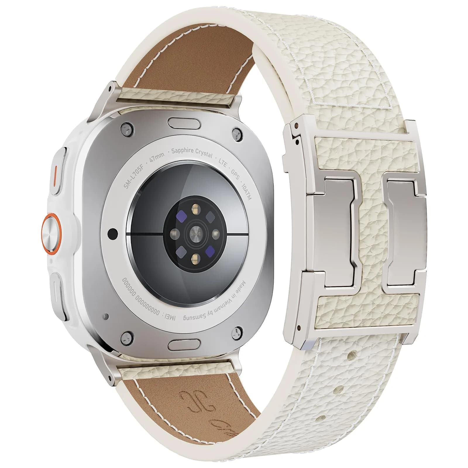 CrazyGrass Leather Band Compatible with Galaxy Watch Ultra 47mm | Genuine Leather with Magnetic Clasp - main product image