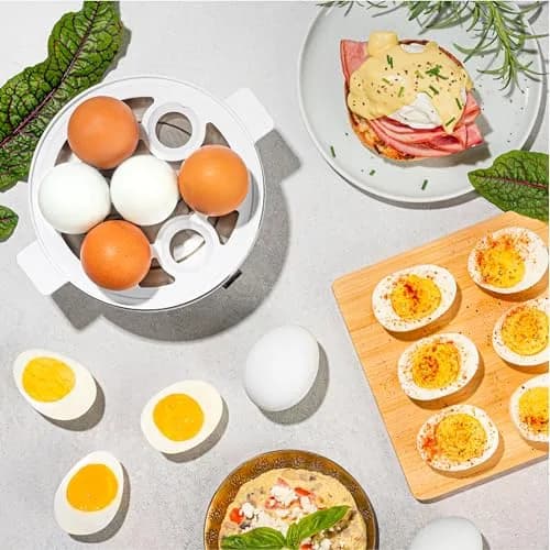 AROMA Overly Easy Egg Cooker Pink | XL Capacity Fits 7 Eggs, No Timer Needed thumbnail 6